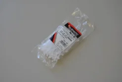 Abraçadeira de serrilha 98X2,5 branco (100un) ELEMATIC