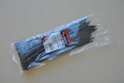 Abraçadeira de serrilha 250X4,8 Preto (100un) ELEMATIC