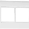 ADAPTADOR DUPLO Q45 P/CALHAS TAMPAS L75 - 4 MÓD BRANCO EFAPEL 10952 ABR