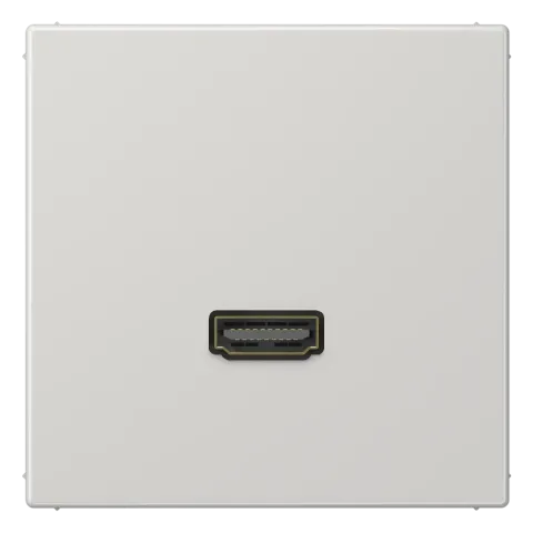 Adaptador HDMI em Termoplástico Cinzento Claro Série LS JUNG MALS1112LG