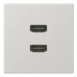 Adaptador HDMI 2 x Termoplástico Cinzento Claro LS JUNG MALS1133LG
