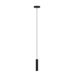 ALMUDAINA Candeeiro de Teto Suspenso LED em Aço Preto 110cm 900926