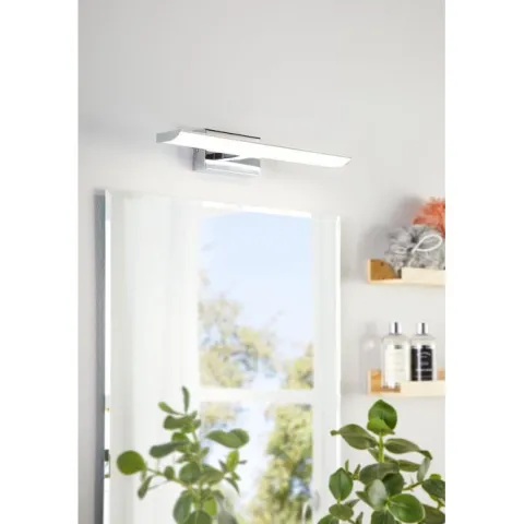 Aplique Casa de Banho LED em Metal Cromado e Plástico Branco TABIANO EGLO 94612