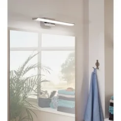 Aplique Casa de Banho LED em Metal Cromado e Plástico Branco TABIANO EGLO 94612