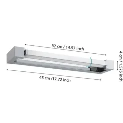 Aplique de Casa de Banho LED com Corpo em Aço Cromado GEMILIANA EGLO 900616