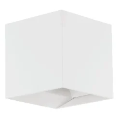 Aplique de Exterior LED com Corpo Quadrado em Alumínio Branco CALPINO EGLO 97241