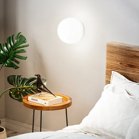 Aplique de parede branco Mapa AP1 D10 - Ideal Lux