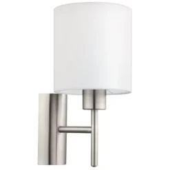 Aplique de Parede com Abajur em Tecido Branco PASTERI EGLO 94924