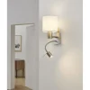 Aplique de Parede com Abajur em Tecido Branco PASTERI EGLO 96477