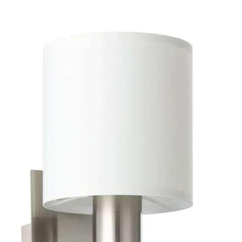 Aplique de Parede com Abajur em Tecido Branco PASTERI EGLO 96477