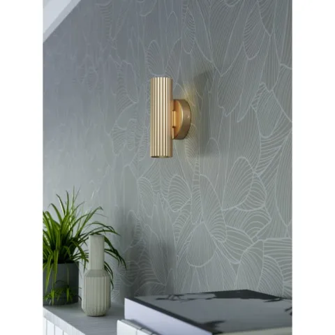 Aplique de Parede com Dois Focos GU10 em Alumínio Latão Mate PORTILLO EGLO 902034