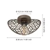 Aplique de Parede com Padrão de Folhas em Bronze SWABY EGLO 44125
