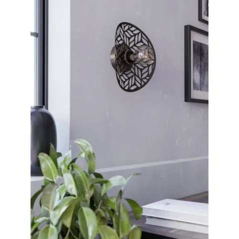 Aplique de Parede com Padrão de Folhas em Bronze SWABY EGLO 44125