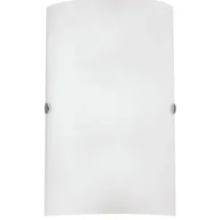 Aplique de Parede com Vidro Branco Acetinado e Níquel Mate TROY 3 EGLO 85979