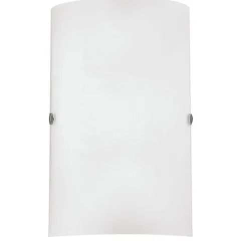 Aplique de Parede com Vidro Branco Acetinado e Níquel Mate TROY 3 EGLO 85979