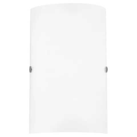 Aplique de Parede com Vidro Branco Acetinado e Níquel Mate TROY 3 EGLO 85979