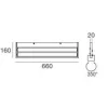 Aplique de Parede D Tablet Branco Led ma[&]de 7607+kit 83