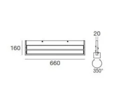 Aplique de Parede D Tablet Branco Led ma[&]de 7607+kit 83