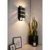 Aplique de Parede em Espiral Preto com Interior Dourado ELIZONDO EGLO 98755