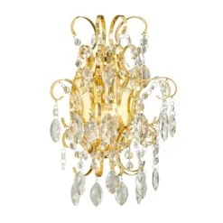 Aplique de Parede em Metal Dourado e Cristal FENOULLET 1 EGLO 39604