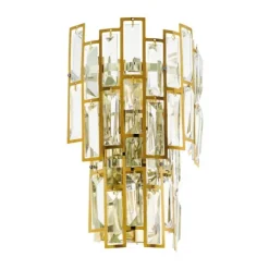 Aplique de Parede em Metal e Cristal CALMEILLES EGLO 39615