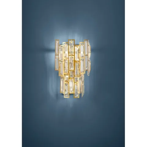 Aplique de Parede em Metal e Cristal CALMEILLES EGLO 39615
