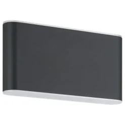 Aplique de Parede Exterior Antracite com LED e CCT GRUTTI EGLO 901026