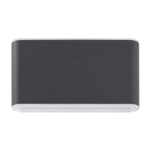 Aplique de Parede Exterior Antracite com LED e CCT GRUTTI EGLO 901026