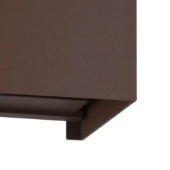 Aplique de Parede Exterior com Abas Ajustáveis Castanho Ferrugem CALPINO 3 EGLO 901066