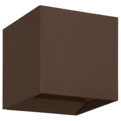 Aplique de Parede Exterior com Abas Ajustáveis Castanho Ferrugem CALPINO 3 EGLO 901066