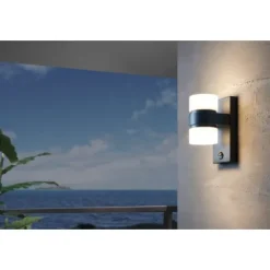 Aplique de Parede Exterior com Sensor de Movimento ATOLLARI EGLO 96276