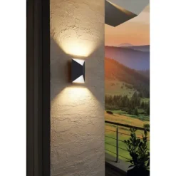 Aplique de Parede Exterior com LED Branco Quente PREDAZZO EGLO 93994