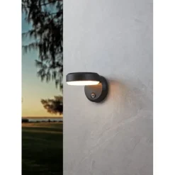 Aplique de Parede Exterior LED com Sensor FORNACI EGLO 900674