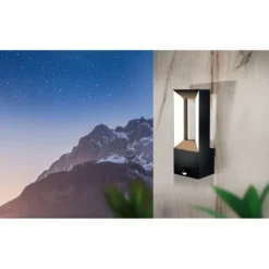 Aplique de Parede Exterior LED com Sensor de Movimento RIFORANO EGLO 98726