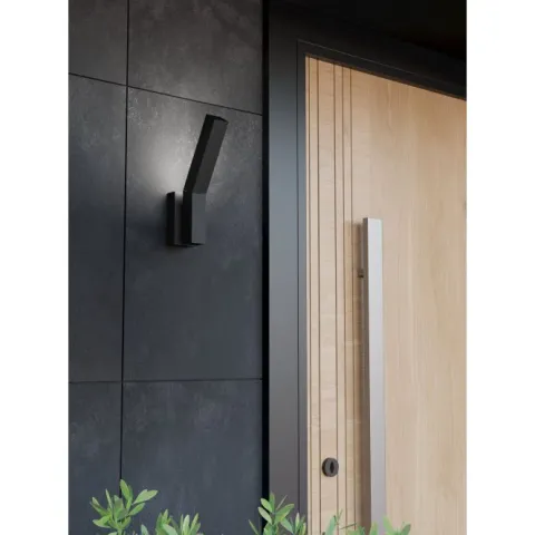 Aplique de Parede Exterior LED Preto UGENTO EGLO 900709
