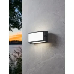 Aplique de Parede Exterior LED Antracite CAMARDA EGLO 900808