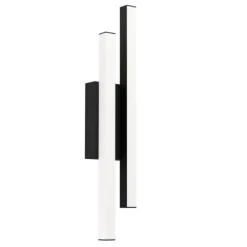 Aplique de Parede Exterior LED em Aço Zincado Preto SERRICELLA EGLO 900133
