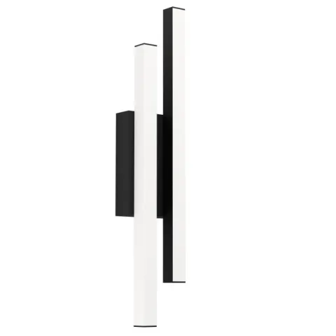 Aplique de Parede Exterior LED em Aço Zincado Preto SERRICELLA EGLO 900133