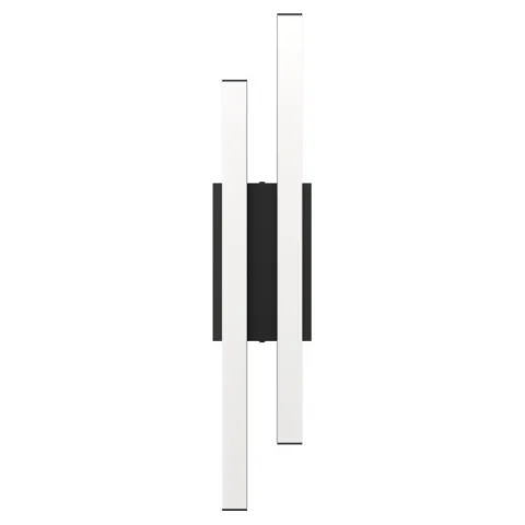Aplique de Parede Exterior LED em Aço Zincado Preto SERRICELLA EGLO 900133