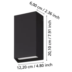 Aplique de Parede Exterior LED Ajustável SPONGANO EGLO 900886