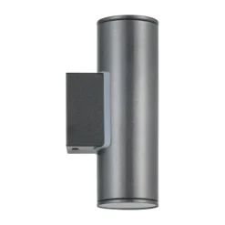 Aplique de Parede Exterior LED com Corpo Cilíndrico e Vidro Transparente RIGA EGLO 94103