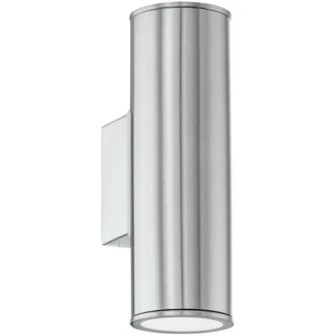 Aplique de Parede Exterior LED com Corpo Cilíndrico em Metal Cromado RIGA EGLO 94107