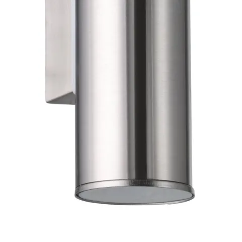 Aplique de Parede Exterior LED com Corpo Cilíndrico em Metal Cromado RIGA EGLO 94107