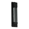 Aplique de Parede Exterior LED Preto com Vidro VILLAGRAZIA EGLO 98153