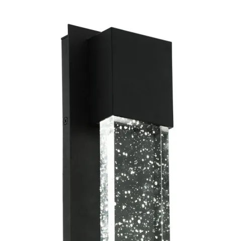 Aplique de Parede Exterior LED em Alumínio Preto VILLAGRAZIA EGLO 98154
