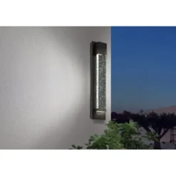 Aplique de Parede Exterior LED em Alumínio Preto VILLAGRAZIA EGLO 98154