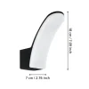Aplique de Parede Exterior LED em Alumínio Preto FIUMICINO EGLO 98148