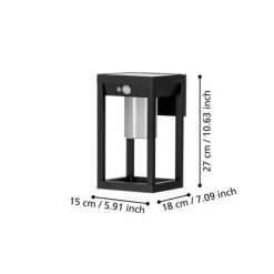 Aplique de Parede Exterior LED com Painel Solar MARTANO EGLO 900804
