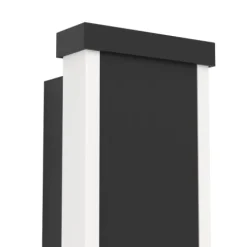 Aplique de Parede Exterior Preto com LED NEVIANO EGLO 900676