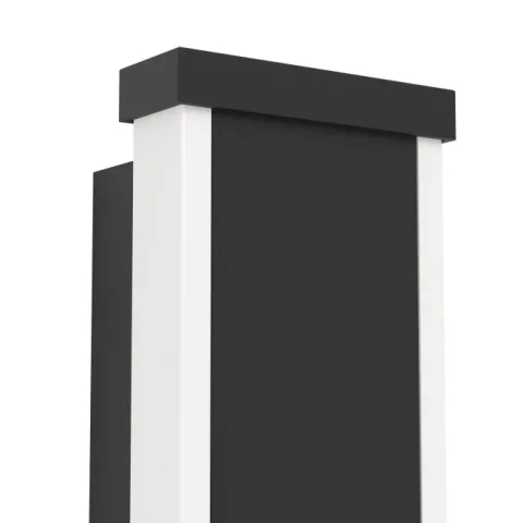 Aplique de Parede Exterior Preto com LED NEVIANO EGLO 900676